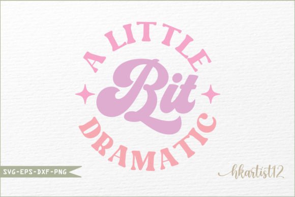 A Little Bit Dramatic Retro SVG Review