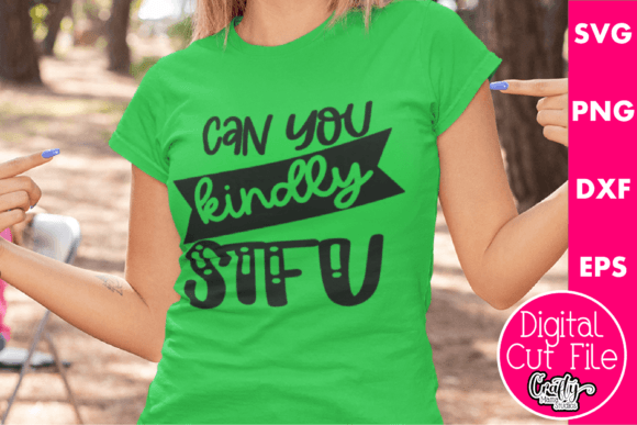 Can You Kindly STFU Graphics for Bold T-Shirt Designs