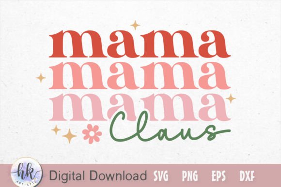 Mama Claus Retro SVG: A Smart Graphics Choice for Crafts