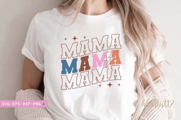 Mama Retro SVG: A Graphic Design Asset for Crafts and Creativity