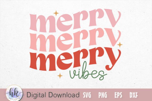 Merry Vibes Retro SVG: A Graphics and Crafts Review