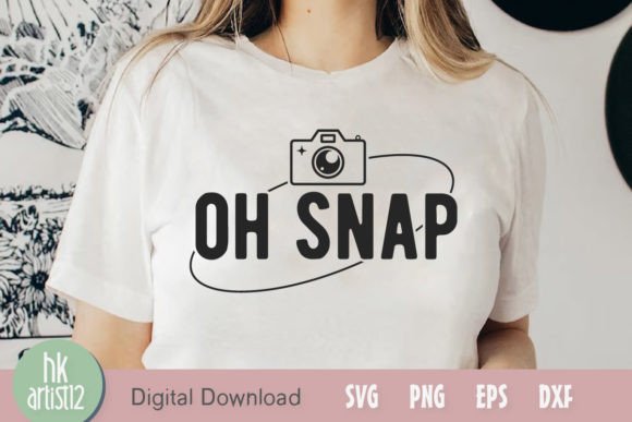 Oh Snap SVG: A Creative Graphic Asset for Crafts and Digital Publishing