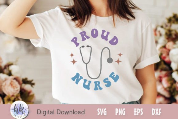 Proud Nurse Retro SVG: A Smart Graphics Choice for Crafts