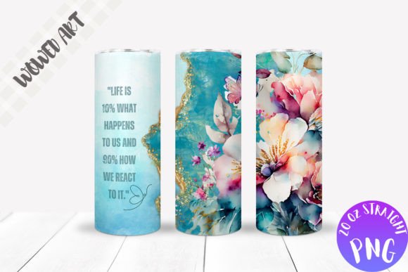 Quote Tumbler Wrap Sublimation for Graphic Design and Crafts