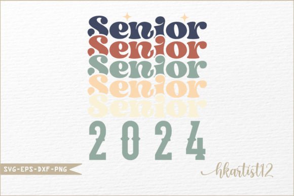 Senior 2024 SVG for Crafts and Graphics